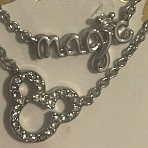 Disney/Keep Collective Mickey Mouse Necklace Silver